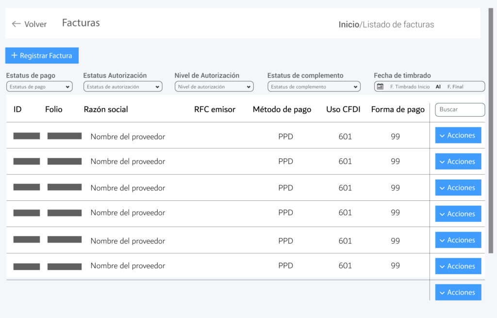 Gestión de proveedores